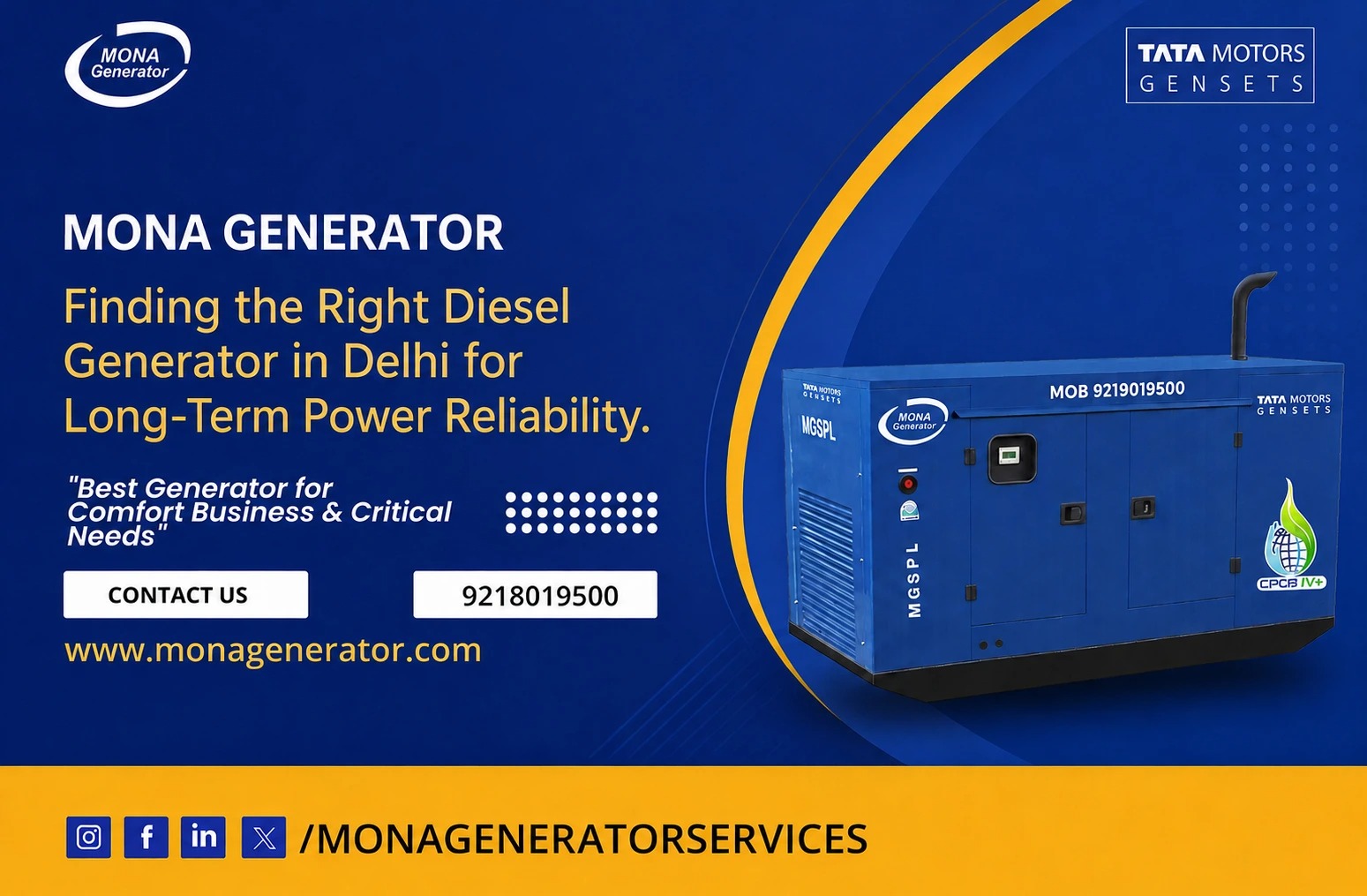 diesel generator in delhi hire